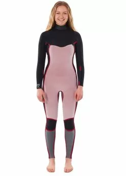 Rip Curl Womens Dawn Patrol 3/2mm Chest Zip Steamer Wetsuit -Wetsuit Shop Rip Curl Womens Dawn Patrol 32mm Chest Zip Steamer Wetsuit 6