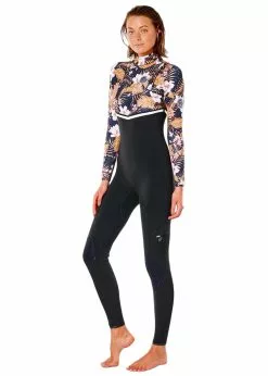 Rip Curl Womens E Bomb 3/2mm GB Zipperless Steamer Wetsuit