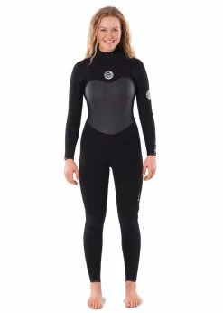 Rip Curl Womens Flashbomb 4/3 Chest Zip Steamer Wetsuit