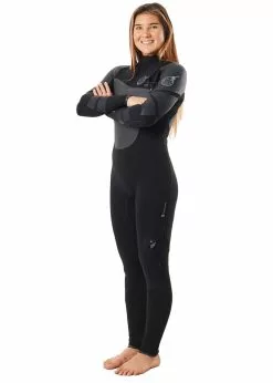 Rip Curl Womens Heatseeker 4/3mm Chest Zip Steamer Wetsuit