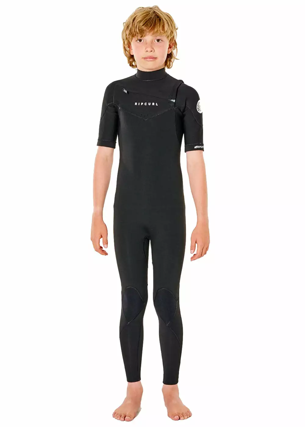 Rip Curl Youth Dawn Patrol 2/2mm Short Sleeve Chest Zip Steamer Wetsuit 3 Rip Curl Youth Dawn Patrol 2/2mm Short Sleeve Chest Zip Steamer Wetsuit