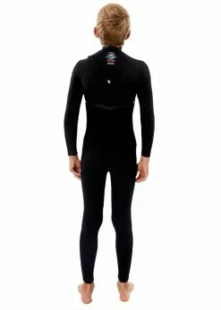 Rip Curl Youth Flashbomb 3/2mm Chest Zip Steamer Wetsuit 7 Rip Curl Youth Flashbomb 3/2mm Chest Zip Steamer Wetsuit -Wetsuit Shop Rip Curl Youth Flashbomb 3 2mm Zipperless Steamer Wetsuit black 1