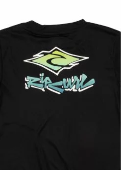 Rip Curl Boys 0-6 Diamond Fade Long Sleeve Rash Guard -Wetsuit Shop RipCurlBoys0 6DiamondFadeLongSleeveRashGuardBLK 4