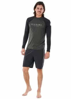 Rip Curl Mens Shockwaves Long Sleeve Rash Guard -Wetsuit Shop RipCurlMensShockwaveLongSleeveRashGuard 4