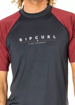 Rip Curl Mens Shockwaves Short Sleeve Uv Rash Guard -Wetsuit Shop RipCurlMensShockwavesShortSleeveUvRashGuard 5