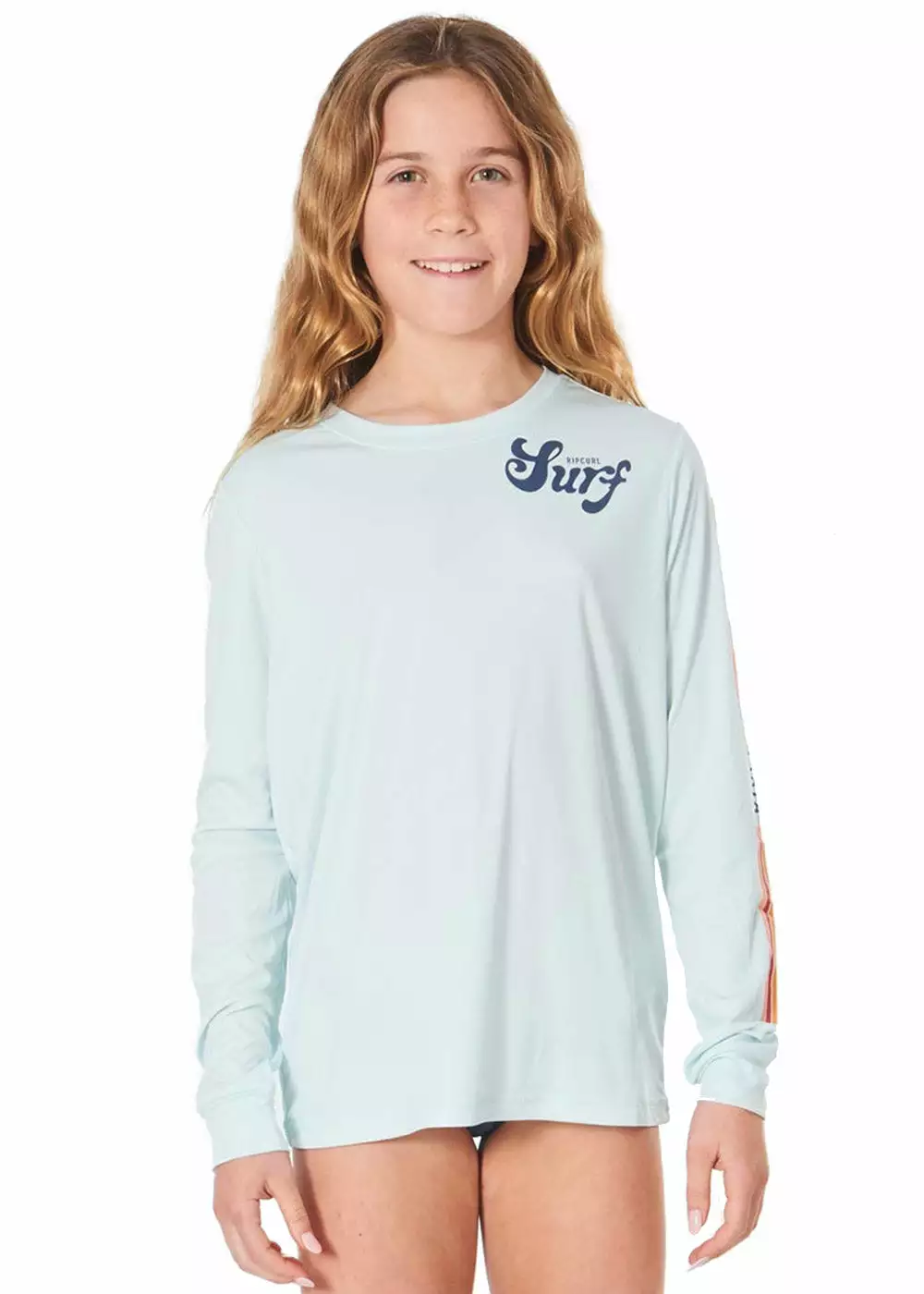 Rip Curl Girls Retro Long Sleeve Surflite Rash Guard 3 Rip Curl Girls Retro Long Sleeve Surflite Rash Guard