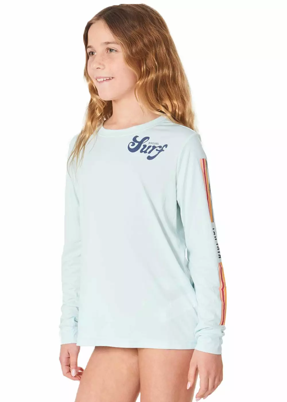Rip Curl Girls Retro Long Sleeve Surflite Rash Guard 5 Rip Curl Girls Retro Long Sleeve Surflite Rash Guard - Image 3