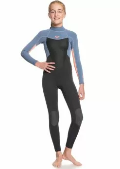 Roxy Girls 3/2mm Prologue Back Zip Flatlock Steamer