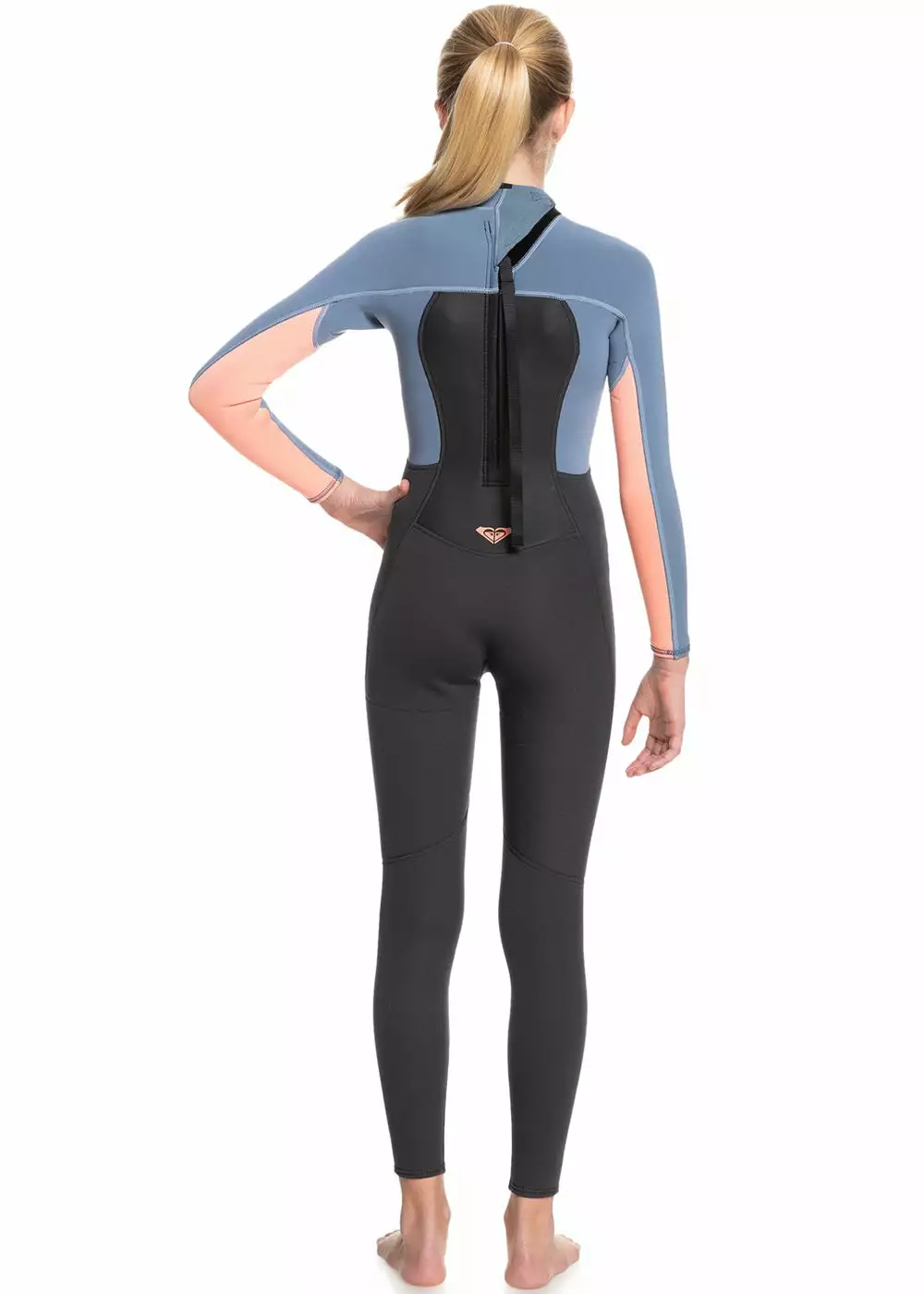 Roxy Girls 3/2mm Prologue Back Zip Flatlock Steamer 5 Roxy Girls 3/2mm Prologue Back Zip Flatlock Steamer - Image 3