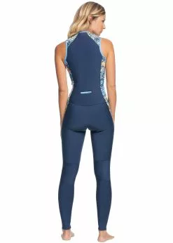 Roxy Womens 1.5mm Marine Bloom Q-Lock Long Jane Wetsuit 10 Roxy Womens 1.5mm Marine Bloom Q-Lock Long Jane Wetsuit -Wetsuit Shop Roxy Womens 1 5mm Marine Bloom Q Lock Long Jane Wetsuit 2