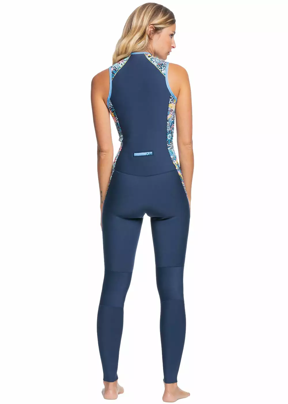 Roxy Womens 1.5mm Marine Bloom Q-Lock Long Jane Wetsuit 5 Roxy Womens 1.5mm Marine Bloom Q-Lock Long Jane Wetsuit - Image 3