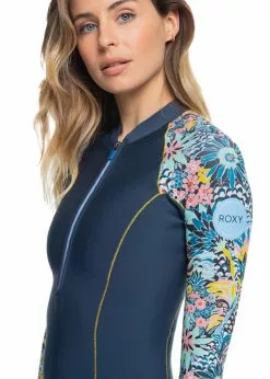 Roxy Womens 1mm Marine Bloom Q-Lock Cheeky Cut Spring Suit 15 Roxy Womens 1mm Marine Bloom Q-Lock Cheeky Cut Spring Suit -Wetsuit Shop Roxy Womens 1mm Marine Bloom Q Lock Cheeky Cut Spring Suit 5