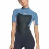 Roxy Womens 2/2mm Prologue Women Back Zip Short Sleeve Spring Suit -Wetsuit Shop Roxy Womens 2 2mm Prologue Women Back Zip Short Sleeve Spring Suit 1