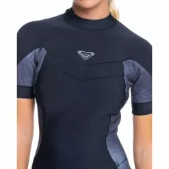 Roxy Womens 2/2mm Syncro Short Sleeve Q-Lock Back Zip Spring Suit -Wetsuit Shop Roxy Womens 2 2mm Syncro Short Sleeve Q Lock Back Zip Spring Suit 4