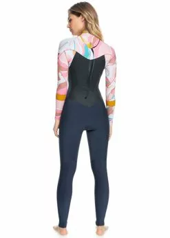 Roxy Womens 3/2mm Syncro Back Zip Steamer Wetsuit -Wetsuit Shop Roxy Womens 32mm Syncro Back Zip Steamer Wetsuit 2