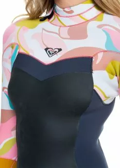 Roxy Womens 3/2mm Syncro Back Zip Steamer Wetsuit -Wetsuit Shop Roxy Womens 32mm Syncro Back Zip Steamer Wetsuit 3