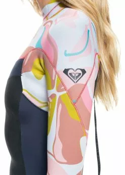 Roxy Womens 3/2mm Syncro Back Zip Steamer Wetsuit -Wetsuit Shop Roxy Womens 32mm Syncro Back Zip Steamer Wetsuit 4