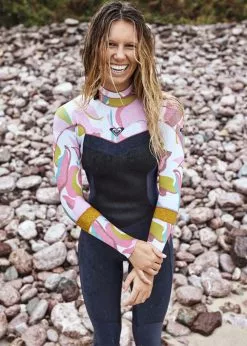 Roxy Womens 3/2mm Syncro Back Zip Steamer Wetsuit -Wetsuit Shop Roxy Womens 32mm Syncro Back Zip Steamer Wetsuit 7