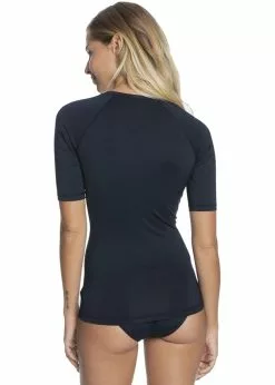 Roxy Womens Essential Short Sleeve Front Zip Rash Guard 8 Roxy Womens Essential Short Sleeve Front Zip Rash Guard -Wetsuit Shop Roxy Womens Essentials Short Sleeve Front Zip Rash Guard 2