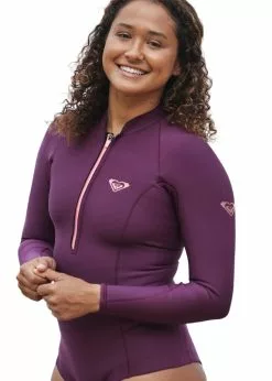 Roxy Womens 1mm Performance Long Sleeve Front Zip Spring Suit -Wetsuit Shop Roxy womens 1mm performance long sleeve front zip spring suit 4
