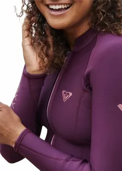 Roxy Womens 1mm Performance Long Sleeve Front Zip Spring Suit -Wetsuit Shop Roxy womens 1mm performance long sleeve front zip spring suit 5