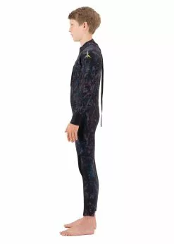 Spearo 7 Seas Kids 3.5mm Spearfishing Steamer Wetsuit 15 Spearo 7 Seas Kids 3.5mm Spearfishing Steamer Wetsuit -Wetsuit Shop SP 7S Y01 3.5 CA 12 SPEARO KIDS STEAMER 4