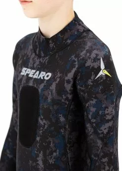 Spearo 7 Seas Kids 3.5mm Spearfishing Steamer Wetsuit 19 Spearo 7 Seas Kids 3.5mm Spearfishing Steamer Wetsuit -Wetsuit Shop SP 7S Y01 3.5 CA 12 SPEARO KIDS STEAMER 7