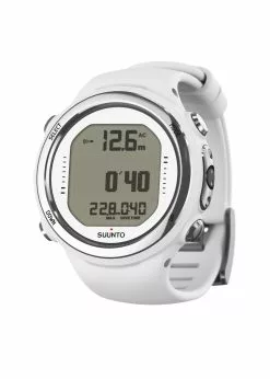 Suunto D4i Novo Dive Computer - W/o USB -Wetsuit Shop SS050278000 D4I NOVO WHITE SILICONE WO USB perspective