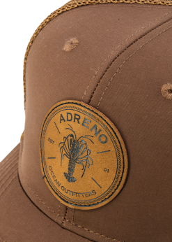Adreno Surge Snapback Trucker - Leather Cray Badge -Wetsuit Shop SUR 0204 A05 58 BN 3