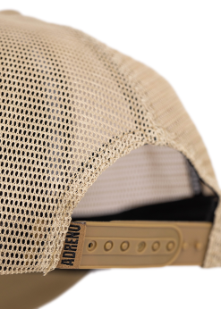 Adreno Surge Trucker Cap - Leather Shark Badge -Wetsuit Shop SUR 0204 A21 BE Surge Tucker C5