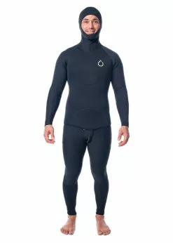 SALT Mens 2.0mm Hooded 2 Piece Wetsuit -Wetsuit Shop Saltskin Mens Hooded Two Piece Wetsuit 5