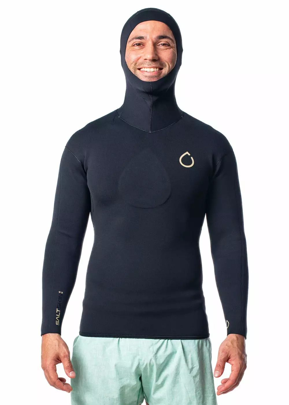 SALT Mens 2.5mm Long Sleeve Hooded Top 6 SALT Mens 2.5mm Long Sleeve Hooded Top - Image 4