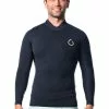 SALT Mens 2.0mm Long Sleeve Neoprene Top -Wetsuit Shop Saltskin mens 2mm long sleeve top