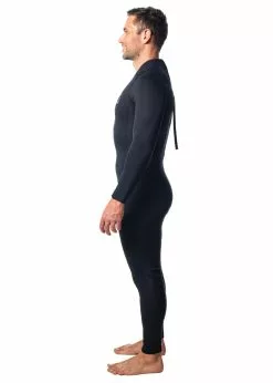 SALT Mens 3/2mm Back Zip Steamer Wetsuit -Wetsuit Shop Saltskin mens back zip steamer 5