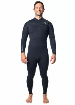 SALT Mens 3/2mm Chest Zip Steamer Wetsuit