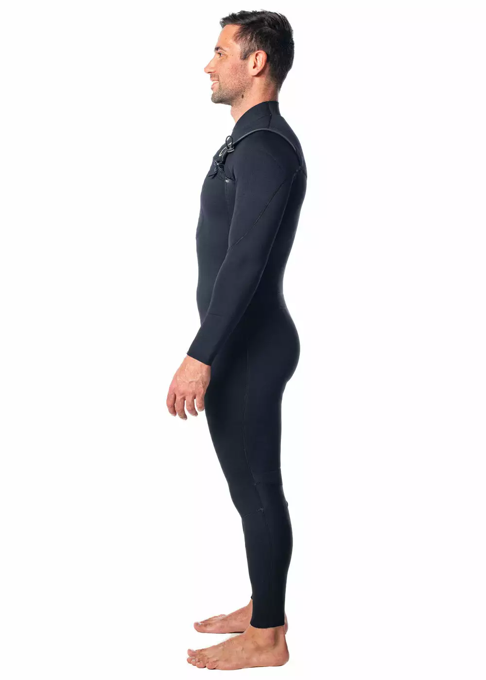 SALT Mens 3/2mm Chest Zip Steamer Wetsuit 5 SALT Mens 3/2mm Chest Zip Steamer Wetsuit - Image 3