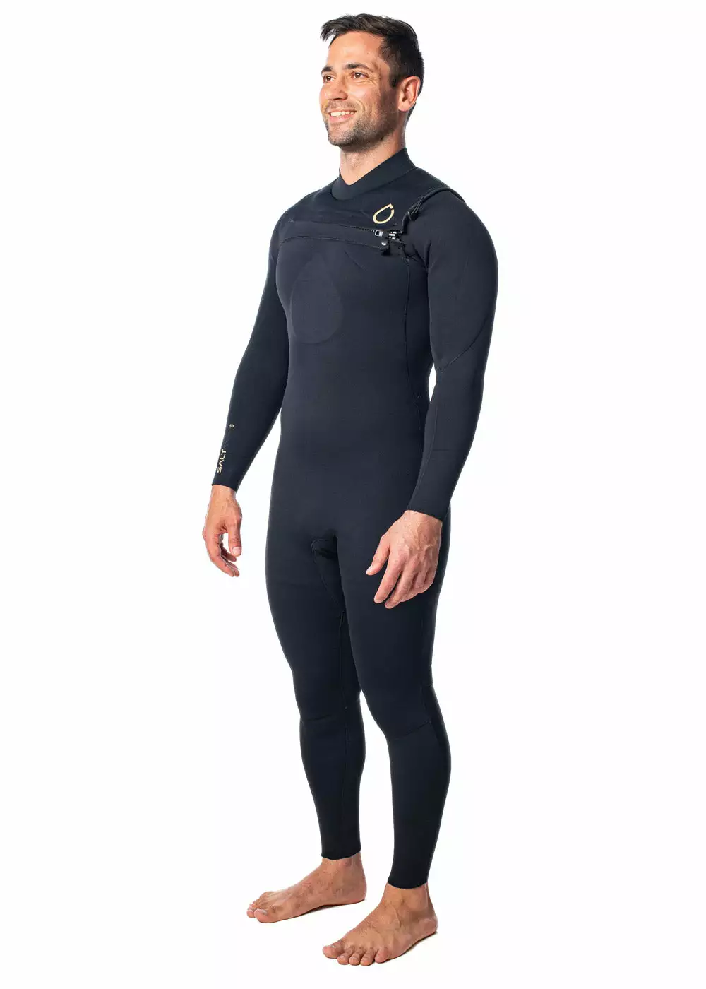 SALT Mens 3/2mm Chest Zip Steamer Wetsuit 7 SALT Mens 3/2mm Chest Zip Steamer Wetsuit - Image 5