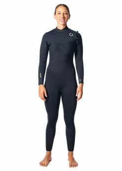 SALT Womens 3/2mm Chest Zip Steamer Wetsuit