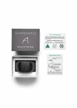 Sharkbanz 2.0 Shark Deterrent Band - White/Seafoam -Wetsuit Shop Sharkbanz Slate Black Product Package Box Instructions 1800x 09513675 7aaa 419b 9004 b3f6225f7513