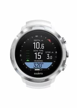 Suunto D5 White / Silver With USB Cable 10 Suunto D5 White / Silver With USB Cable -Wetsuit Shop Suunto D5 White Silver 2