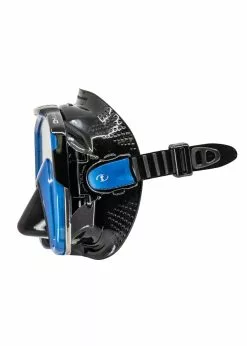 Tusa Freedom HD Fishtail Blue/Black Mask -Wetsuit Shop TB M 1001 BKFB Tusa Freedom HD3