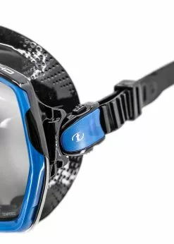 Tusa Freedom HD Fishtail Blue/Black Mask -Wetsuit Shop TB M 1001 BKFB Tusa Freedom HD6