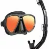 Tusa Black Series Mirror Mask Snorkel Pack With Bag -Wetsuit Shop Tusa Black Series Mirror Mask Snorkel set 7230545c 7684 4bca 9f22 ff52a0839c69