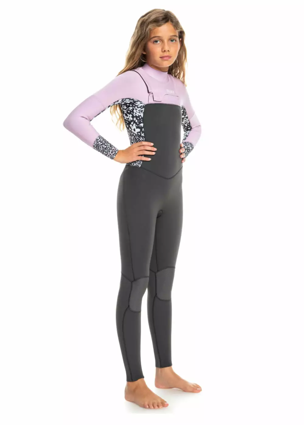Roxy Girls Swell Series 3/2mm Back Zip Steamer Wetsuit 3 Roxy Girls Swell Series 3/2mm Back Zip Steamer Wetsuit