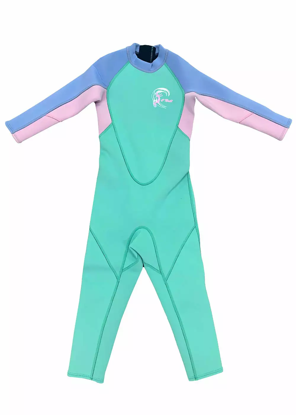 ONeill O'Neill Girls Toddler Reactor 2mm Back Zip Steamer Wetsuit 3 ONeill O'Neill Girls Toddler Reactor 2mm Back Zip Steamer Wetsuit