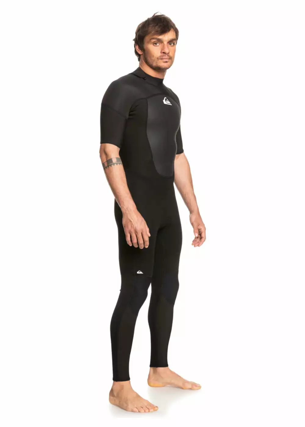 Quiksilver Mens Prologue 2/2mm Short Sleeve Back Zip Steamer Wetsuit 6 Quiksilver Mens Prologue 2/2mm Short Sleeve Back Zip Steamer Wetsuit - Image 4