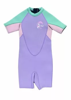 ONeill Girls Toddler Reactor 2mm Back Zip Short Sleeve Spring Suit