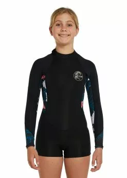 ONeill O'Neill Girls Bahia 2mm Back Zip Long Sleeve Mid Spring Suit