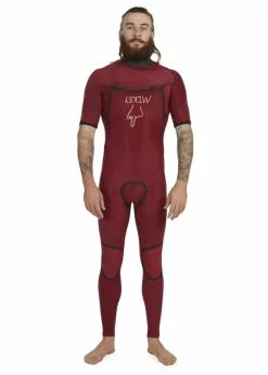 Quiksilver Mens Everyday Sessions MW 2/2mm Short Sleeve Chest Zip Steamer Wetsuit -Wetsuit Shop Untitled 1 Recovered5