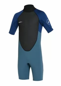 ONeill O'Neill Boys Reactor 2 2mm Back Zip Short Sleeve Spring Suit